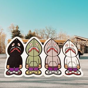 5X vinyl stickers bundle 3” Besties Wearing Hoodies friend gang teens fad trend